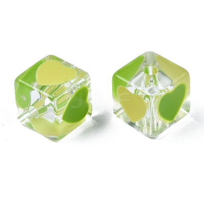 Transparent Acrylic Beads TACR-T004-10D-1