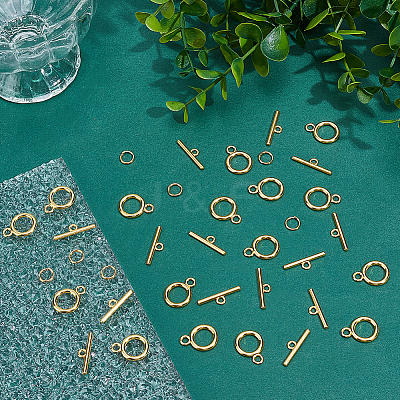 80 Bags Tibetan Style Alloy Toggle Clasps FIND-ME0003-21-1