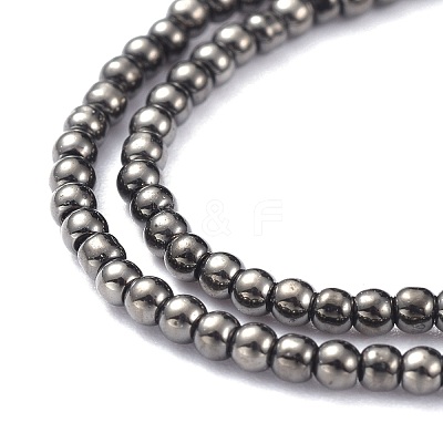 Electroplate Glass Beads Strands EGLA-K014-A-FP02-1