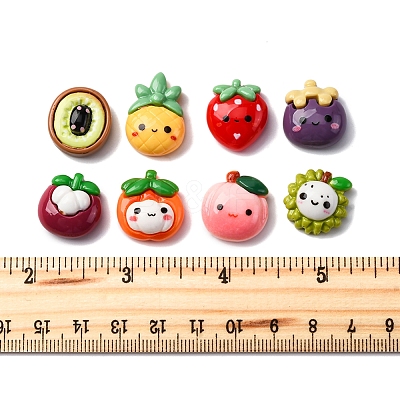 50Pcs Opaque Cartoon Resin Cabochons CRES-FS0001-19-1