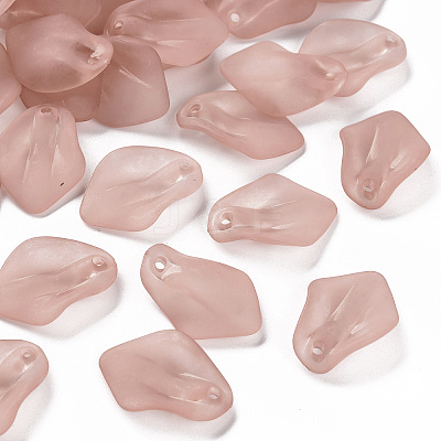 Transparent Frosted Acrylic Pendants MACR-S371-03A-763-1