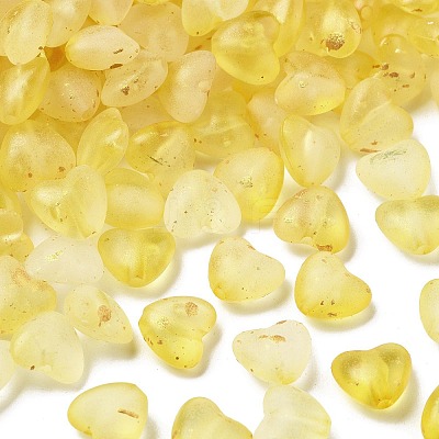 Frosted Transparent Acrylic Beads X1-OACR-F013-09-1