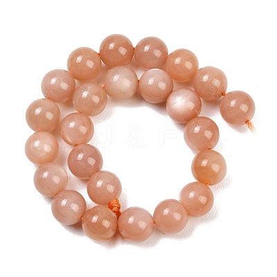 Natural Sunstone Beads Strands G-G342-A01-8.5mm-1