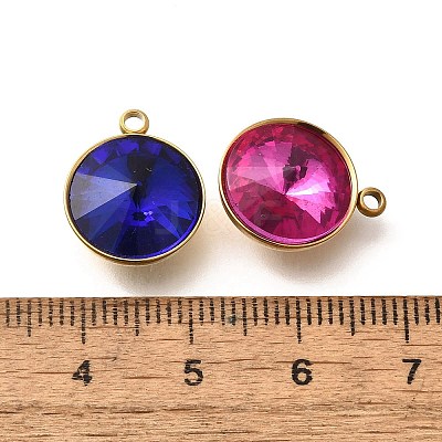 304 Stainless Steel Pendants STAS-Q346-09G-1