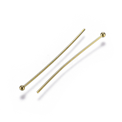 Brass Ball Head Pins KK-K379-02G-1