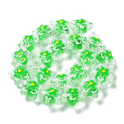 Transparent Glass Beads GLAA-H028-01E-1