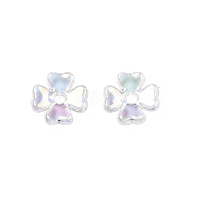 Transparent Acrylic Bead Caps TACR-Q273-06-1