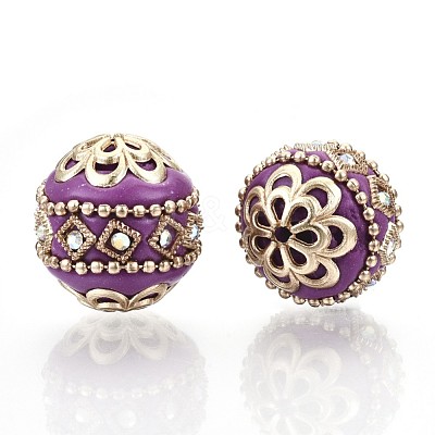 Handmade Indonesia Beads IPDL-E010-20Z-1