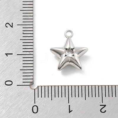Brass Micro Pave Cubic Zirconia Pendants LS-KK-D283-14P-1
