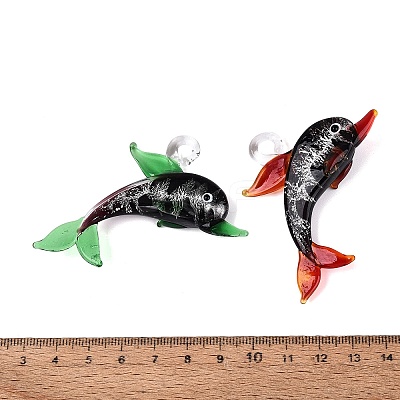 Handmade Lampwork Pendants LA-N048-17-1