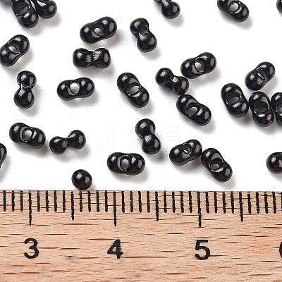 Baking Paint Glass Seed Beads SEED-A033-04A-1