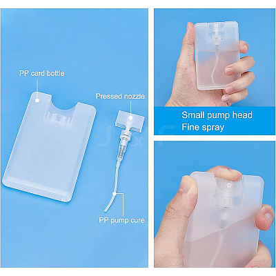 DIY 18 Sets 3 Style Plastic Spray Bottles DIY-BC0004-98-1