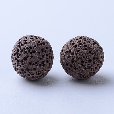 Unwaxed Natural Lava Rock Beads X-G-F325-8mm-M-1