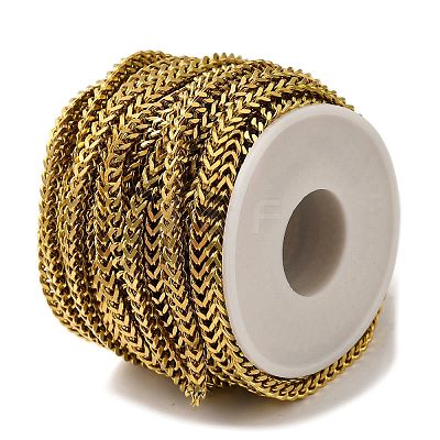 Ion Plating(IP) 304 Stainless Steel Curb Chains CHS-C013-01D-G-1