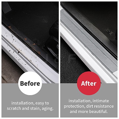 8 Sets 2 Style PVC Universal Car Door Edge Guard Door Sill Protector DIY-AR0004-42A-1