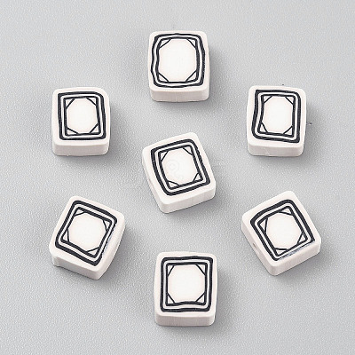 Handmade Polymer Clay Beads CLAY-WH0005-06E-1