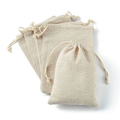 Cotton Packing Pouches Drawstring Bags X-ABAG-R011-13x18-1
