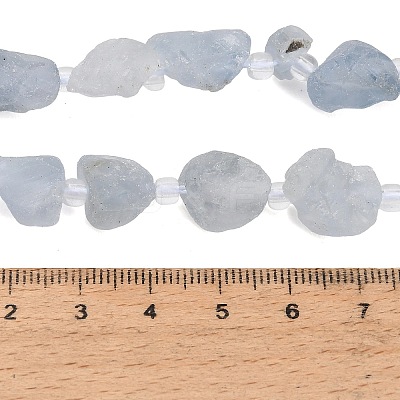 Raw Rough Natural Aquamarine Beads Strands GG-CBA0B77-A03-01-1