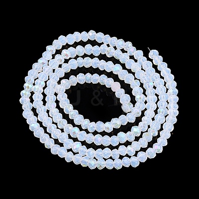 Electroplate Glass Beads Strands EGLA-A044-J1mm-L06-1