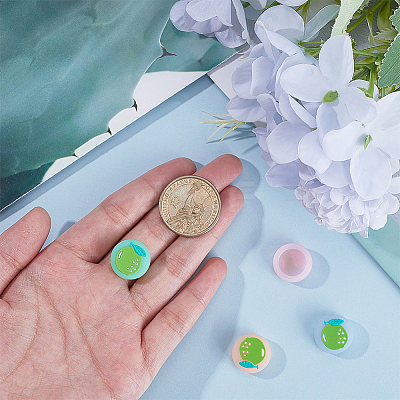 4Pcs 4 Colors Silicone Replacement Thumb Grip Caps AJEW-GF0009-67C-1