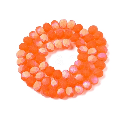 Transparent Glass Beads Strands EGLA-A044-T8mm-MB25-1