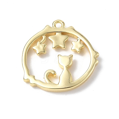 Brass Pendants KK-F846-03G-1
