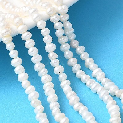 Natural Cultured Freshwater Pearl Beads Strands PEAR-I007-07Q-04A-02-1