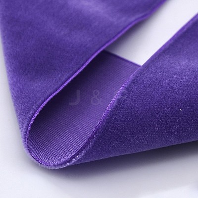 Polyester Velvet Ribbon for Gift Packing and Festival Decoration SRIB-M001-19mm-465-1