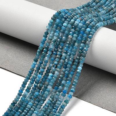 Natural Apatite Beads Strands G-G155-A01-01-1