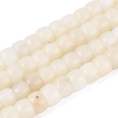 Natural White African Opal Beads Strands G-Q616-02A-01-1