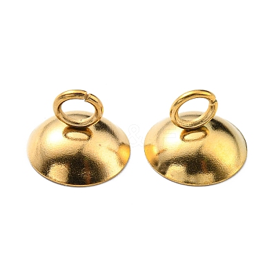 304 Stainless Steel Bead Cap Bails STAS-G310-33G-1