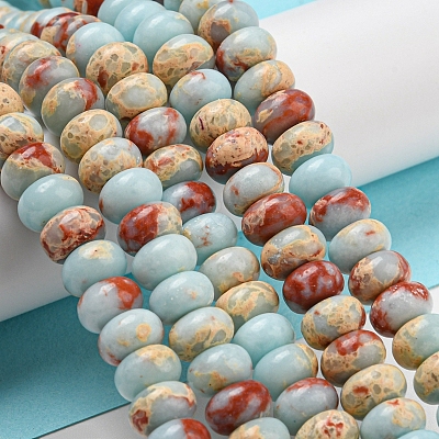 Synthetic Imperial Jasper Dyed Beads Strands G-D077-E01-01I-1