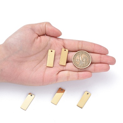 Ion Plating(IP) 304 Stainless Steel Pendants STAS-I140-22B-G-1