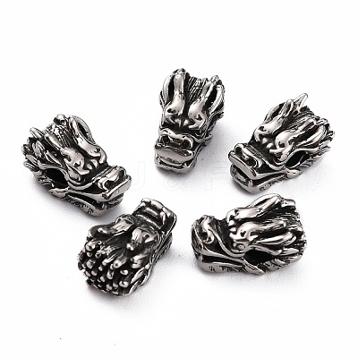 304 Stainless Steel Beads STAS-J034-13AS-1