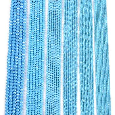 Electroplate Glass Beads Strands LS-EGLA-A044-P6mm-A08-1