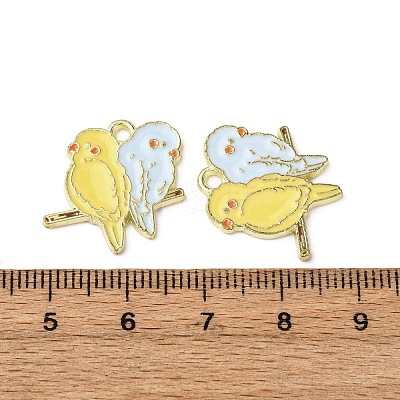 Alloy Enamel Pendants ENAM-C030-01B-G-1