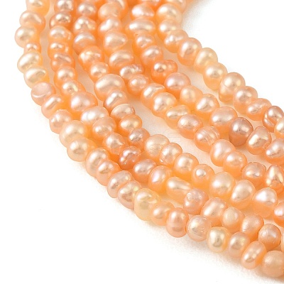 Natural Cultured Freshwater Pearl Beads Strands PEAR-L034-13B-1