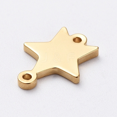 PVD Vacuum Plating 304 Stainless Steel Links connectors for Jewelry Making STAS-G215-32G-1