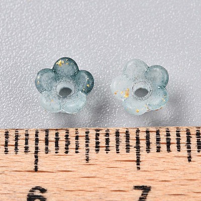 Frosted Transparent Acrylic Beads X-OACR-N137-72L-1