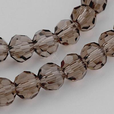 Transparent Glass Bead Strands GLAA-G013-6mm-63-1