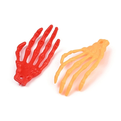 Halloween Plastic Big Pendants DJEW-K032-02B-1