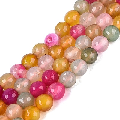 Natural Agate Beads Strands G-Q606-42A-02-1