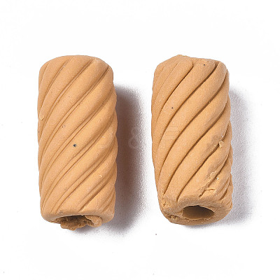 Handmade Porcelain European Beads PORC-T006-44C-1