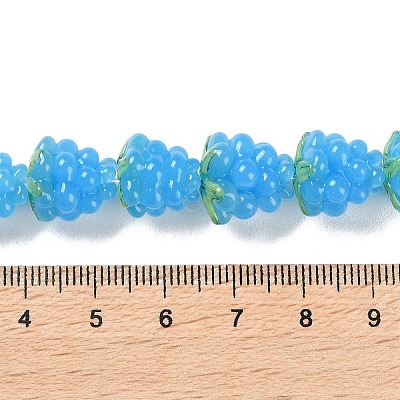 Handmade Lampwork Beads Strands LAMP-Q036-05G-1