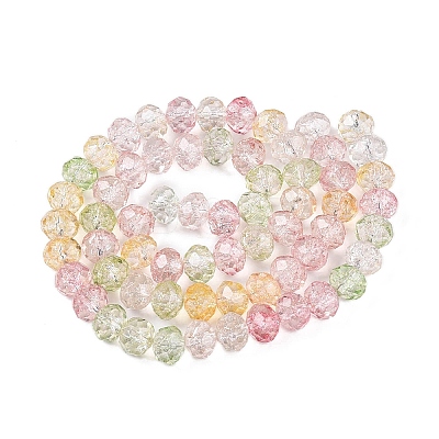 Transparent Glass Beads Strands GLAA-T023-6mm-A14-1