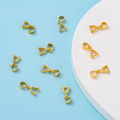 Brass Ice Pick Pinch Bails KK-KK06-G-1