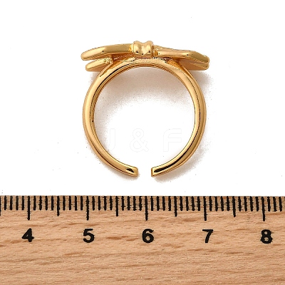 Brass Adjustable Cuff Open Rings for Women RJEW-Z097-03G-02-1