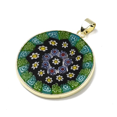 Handmade Lampwork Pendants LAMP-D002-04A-G-1
