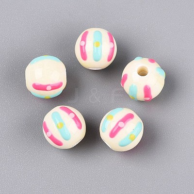 Handmade Porcelain Ceramic Beads PORC-Q005-03K-1