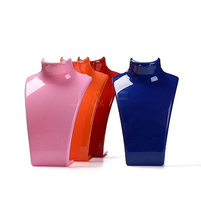 Plastic Necklace Bust Display Stands NDIS-P003-01-M-1